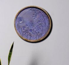 Monochrome Bloom Wall Plate